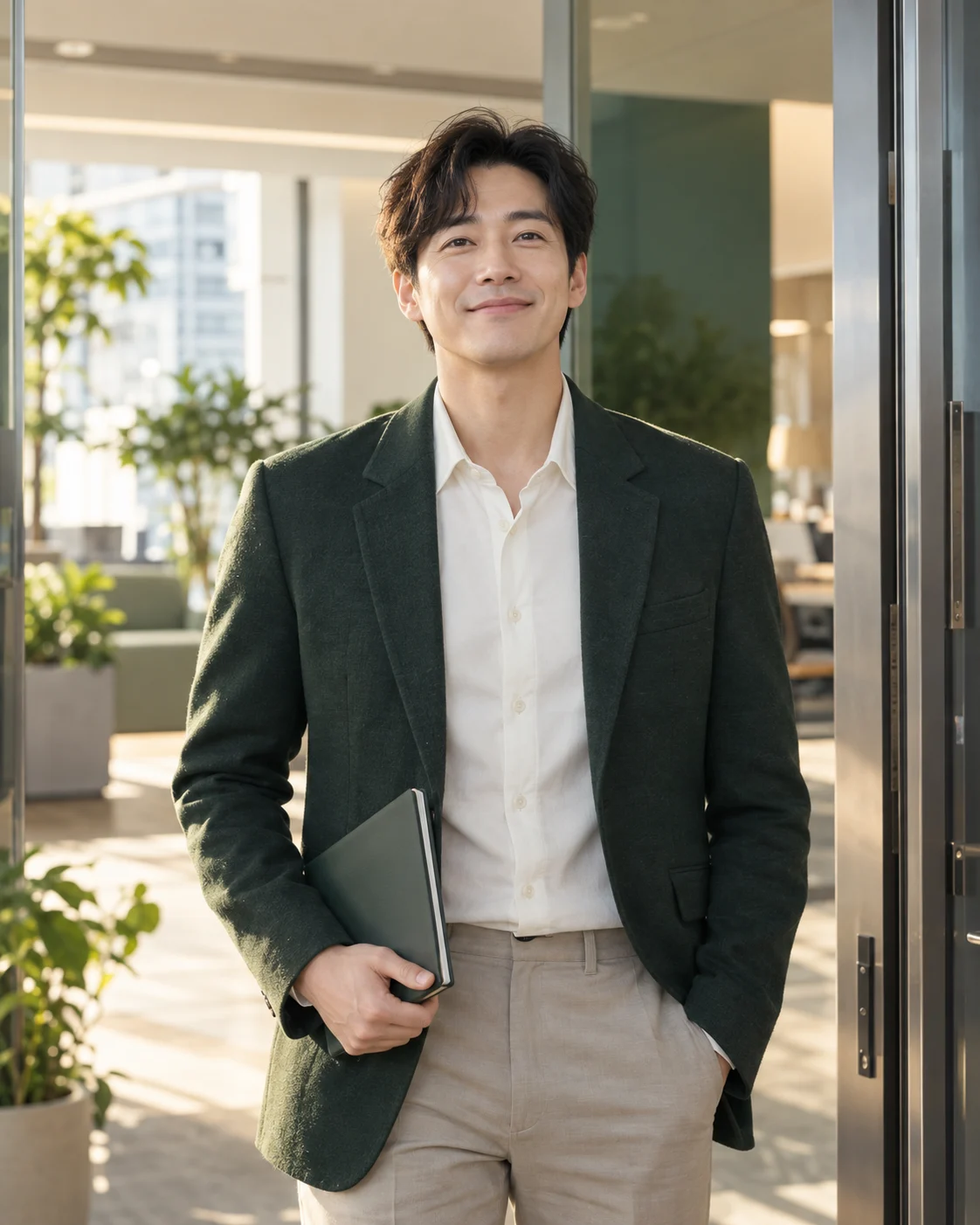 새 출발을 준비하는 남성